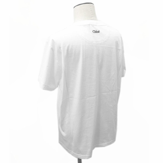 クロエ CHC23SJH01 181 101 レディス ロゴ刺繍 クラシック Tシャツ トップス ホワイト (新品）Chloe｜au PAY マーケット